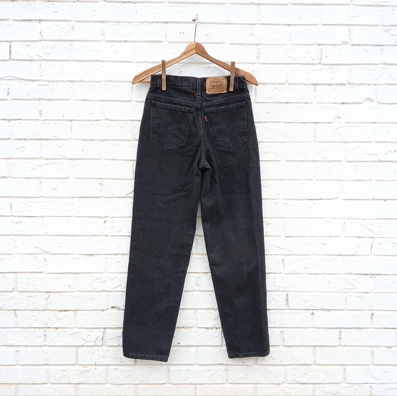 Levi's Denim - Vintage Levi's 550 Orange Tab Student Fit Jeans Black